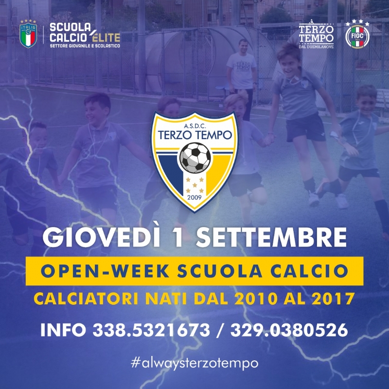 OPEN WEEK SCUOLA CALCIO!